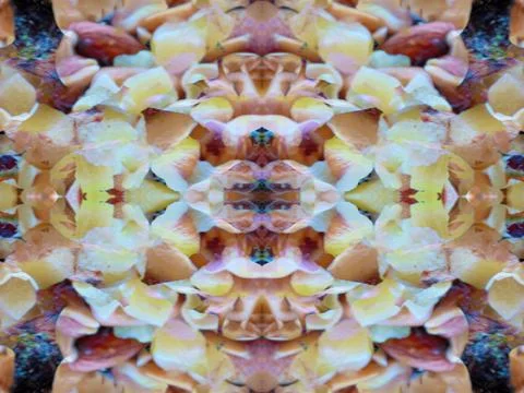 Symmetrical pattern background Foto stock