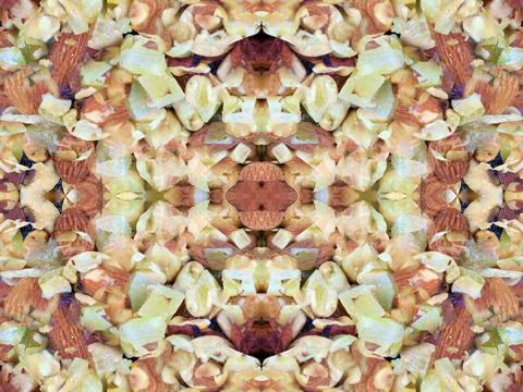 Symmetrical pattern background Stock Photos