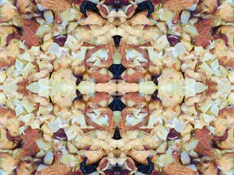 Symmetrical pattern background Stock Photos