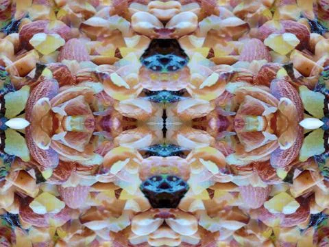 Symmetrical pattern background 스톡 사진