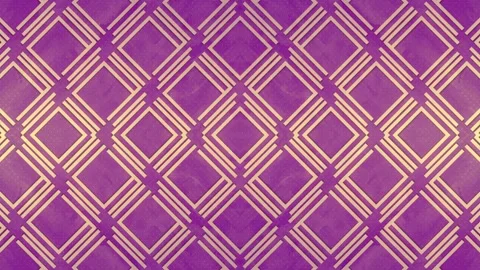 Symmetrical pattern of colorful geometric shapes. 3d rendering loop animation 4K Stock Footage 248957396