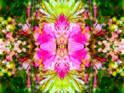 Symmetrical pattern Stock Photos