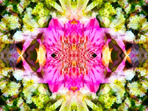 Symmetrical pattern Stock Photos