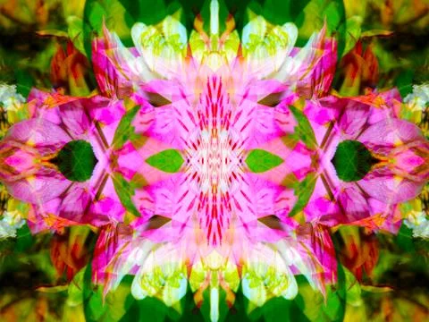 Symmetrical pattern Stock Photos