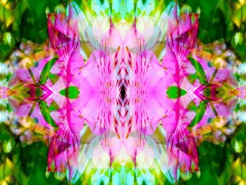 Symmetrical pattern Stock Photos