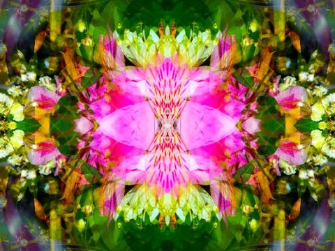 Symmetrical pattern Stock Photos