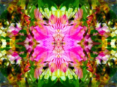 Symmetrical pattern Stock Photos