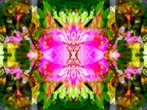 Symmetrical pattern Stock Photos