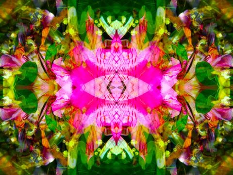 Symmetrical pattern Stock Photos