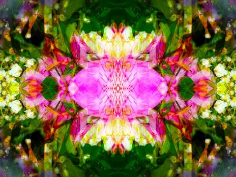 Symmetrical pattern Stock Photos