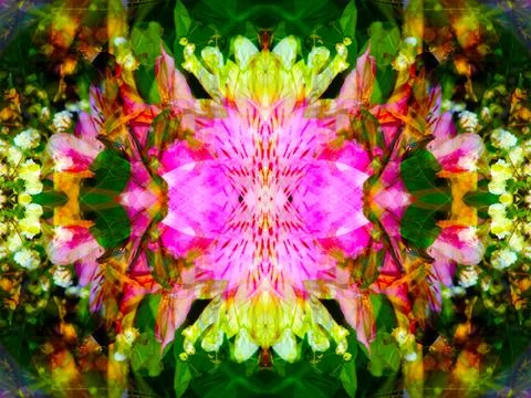 Symmetrical pattern Stock Photos