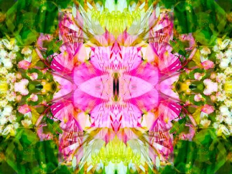 Symmetrical pattern Stock Photos