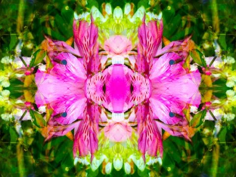 Symmetrical pattern Stock Photos