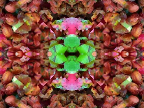 Symmetrical pattern 库存照片