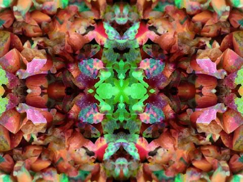 Symmetrical pattern 库存照片
