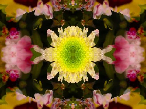 Symmetrical pattern 库存照片