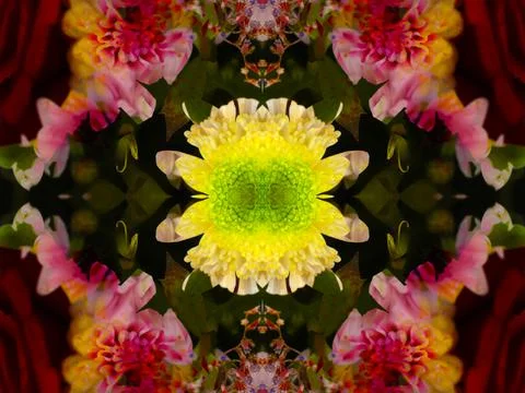 Symmetrical pattern Stock Photos