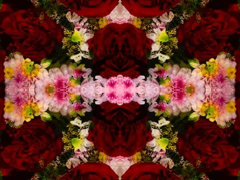 Symmetrical pattern Stock Photos