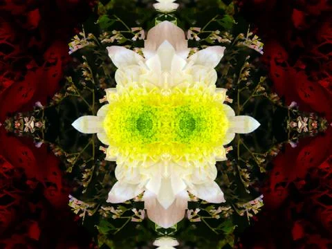 Symmetrical pattern 스톡 사진