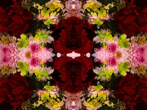 Symmetrical pattern Stock Photos