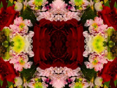 Symmetrical pattern Stock Photos