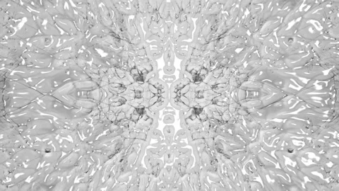 Symmetrical pattern under water 스톡 동영상 134188408