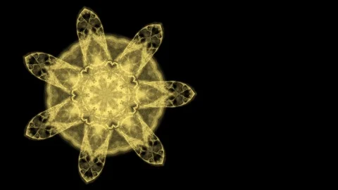 Symmetrical pattern which looks like spiserweb or flower spreading and narrowing Stock Footage 121805656