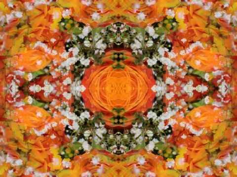 Symmetrical patterns image Stockfoto's