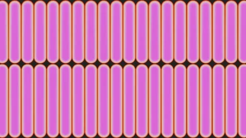 Symmetrical Pink and Red Gradient Pulsing Tubes Pattern Stock Footage 334239509