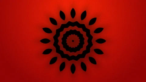 Symmetrical radial background Stock Footage 95951285