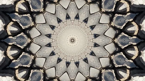 Symmetrical radial background Stock Footage 95952081