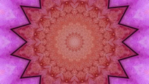 Symmetrical radial background Stock Footage 95952098