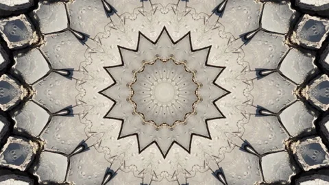 Symmetrical radial background Stock Footage 95952343