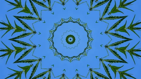 Symmetrical radial background Stock Footage 95952572