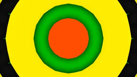 Symmetrical radial background Stock Footage 142740801