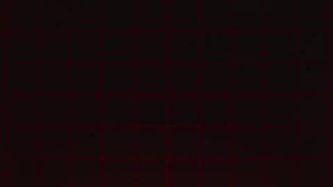 A symmetrical red dot pattern on a black background forms a grid-like design Vidéo 304796684