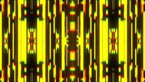 Symmetrical shiny shape glitch interference screen illustration background new 库存插图