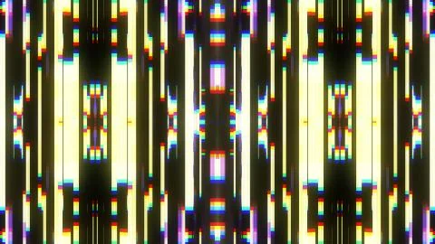 Symmetrical shiny shape glitch interference screen illustration background new 스톡 일러스트