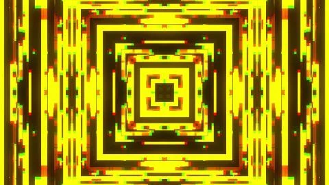 Symmetrical shiny shape glitch interference screen illustration background new Illustrazione stock