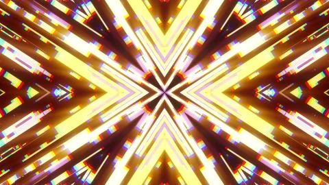 Symmetrical shiny shape glitch interference screen illustration background new Stock Illustration