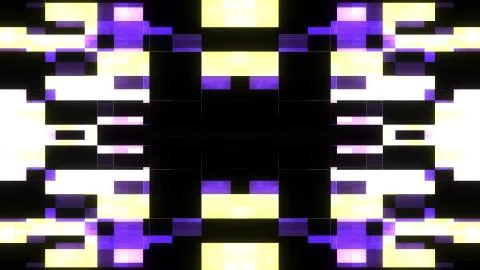 Symmetrical shiny shape glitch interference screen illustration background new Stockillustratie