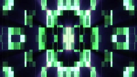Symmetrical shiny shape glitch interference screen illustration background new Stockillustratie