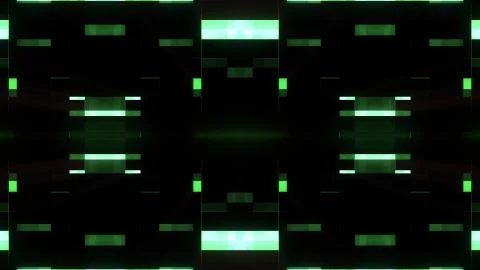 Symmetrical shiny shape glitch interference screen illustration background new Stock Illustration