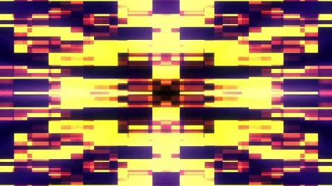 Symmetrical shiny shape glitch interference screen illustration background new Stock Illustration