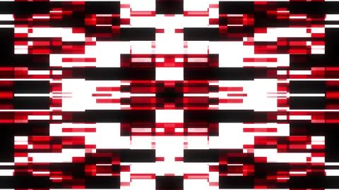 Symmetrical shiny shape glitch interference screen illustration background new Illustrazione stock