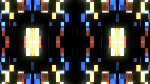 Symmetrical shiny shape glitch interference screen illustration background new 库存插图