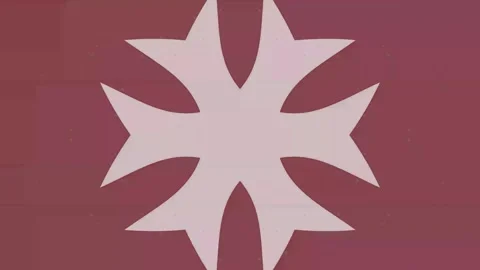 Symmetrical starburst shape on a textured background a minimalist abstract Stock-Footage 335060295
