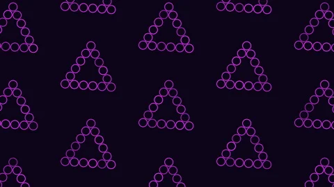 Symmetrical triangular pattern in dark blue Stock Footage 251952193