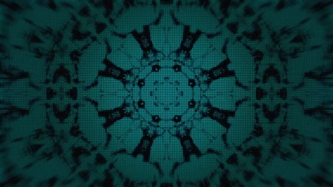Symmetrical Turquoise Moving Background Animation Stock Footage 127570438