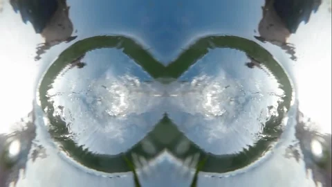 Symmetrical underwater bubbles 스톡 동영상 284990000